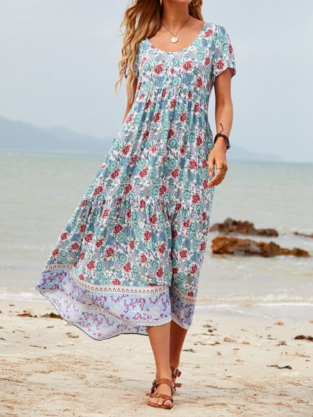 

Vacanza Misto Cotone Floreale Abito, Colore dell'immagine, Dresses