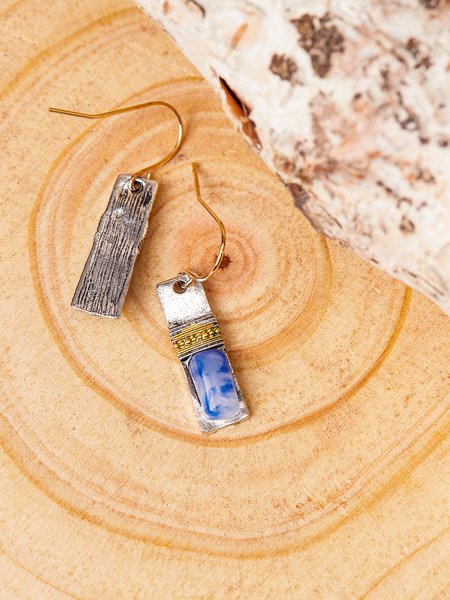 

JFN Blue Alloy Earrings, Earrings