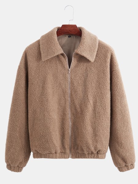 

Stand Collar Jackets, Deep brown, Jackets & Coats