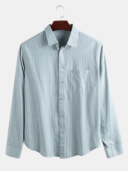 

Casual Stripes Shirts & Tops, As picture, Men's Floral shirt