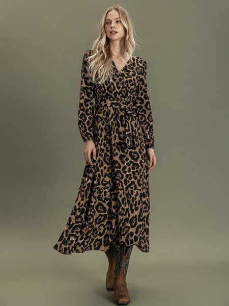 

Abito, Marrone, Maxi Dresses