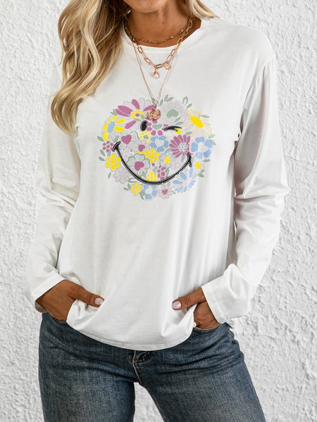 

Boho Shirts & Tops, White, T-Shirts
