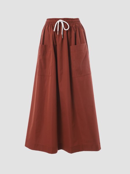 

Vintage Casual Skirts, Brick red, Skirts