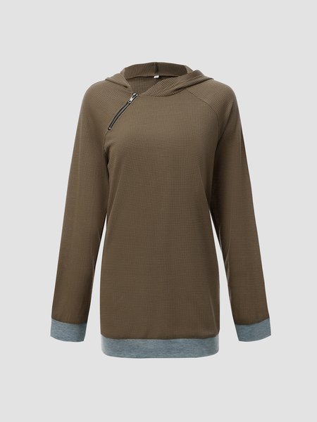 

Plain V Neck Loosen Shirts & Tops, Camel, Hoodies & Sweatshirts