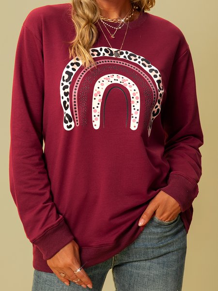 

long sleeve cotton Sweatshirts, Wine red, Hoodies & Sweatshirts