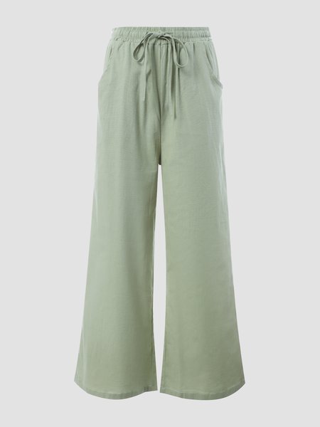 

Casual Vintage Pants, Green, Pants