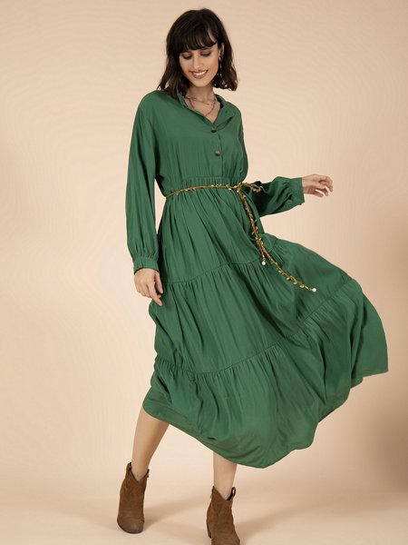 

Vintage Shift Dresses, Green, Casual Dresses