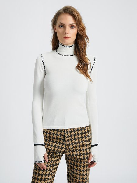 

Letter Casual Hollow Out Sweater, As picture, Pullovers