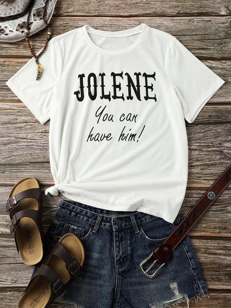 

Simple Short Sleeve T-shirt, White, Tees & T-shirts