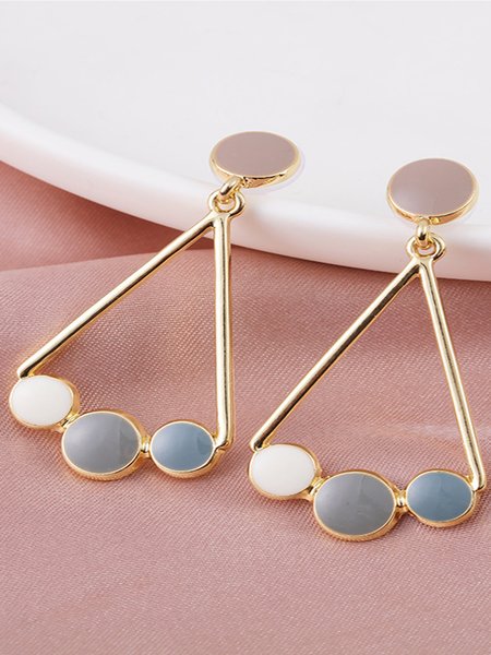 

Earrings, Golden, Earrings