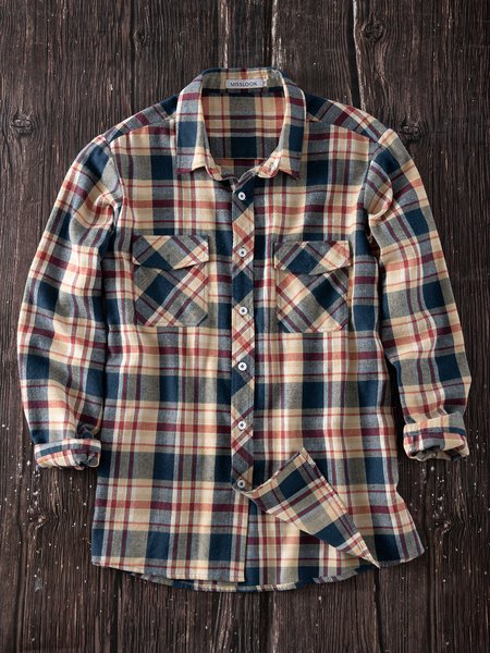

Cotton Shirts & Tops, As picture, Men's shirts