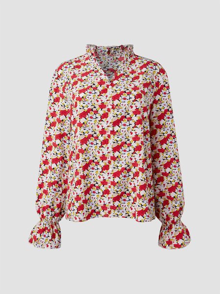 

Loosen V Neck Vintage Shirts & Tops, Multicolor, Shirts & Blouses