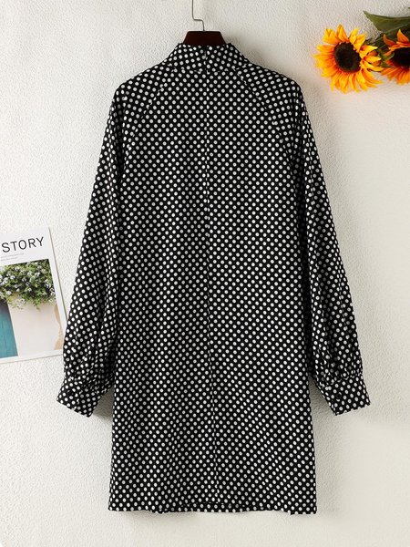 

Polka Dots Elegant Dress, Black, Mini Dresses