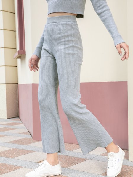 

A-Line Vintage Wide Leg Pants, As picture, Wide Leg Pants