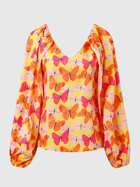 

Casual Blouse, As picture, Blouses and Shirts