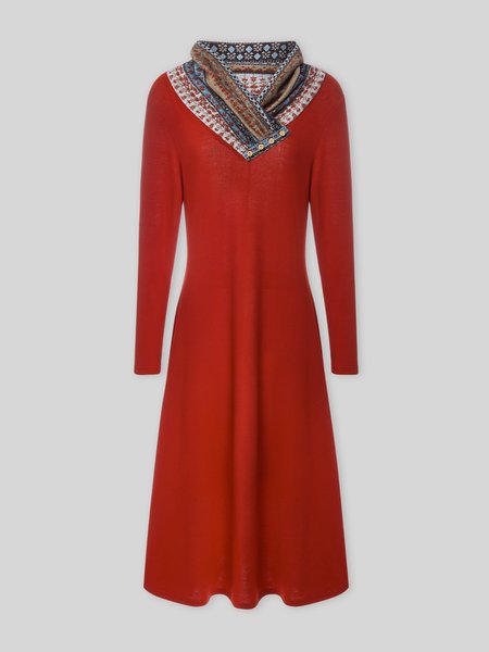 

Long Sleeve Elegant Dresses, Datered, Midi Dresses