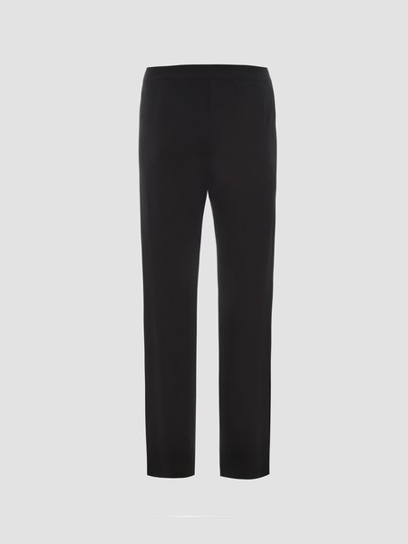 

Plain Casual Pants, Black, Pants