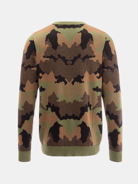 

Casual Sweater, Camouflage green, Men's Sweater