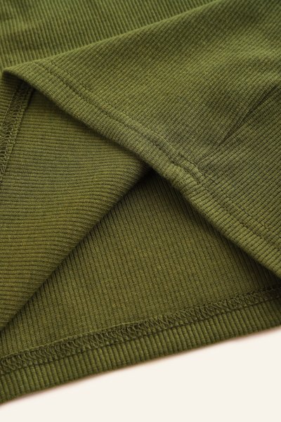 

Long Sleeve Turtleneck Dresses, Army green, Casual Dresses