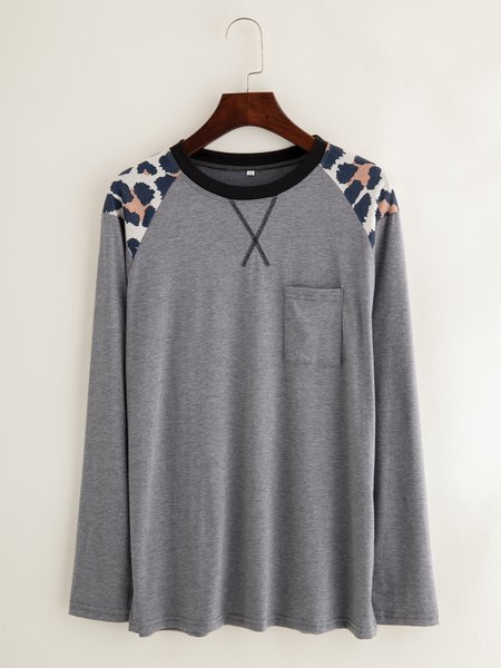 

Casual Long Sleeve Shirts & Tops, Gray, Long sleeve tops