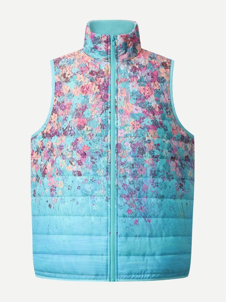

Boho Sweet Floral Outerwear, Blue, Outerwear