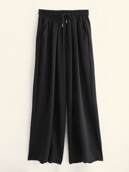 

Solid Shift Pants, Black, Pants
