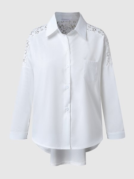 

Regular Fit Blouse, White, Blouses and Shirts