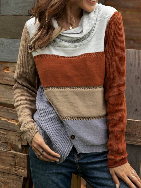 

Long Sleeve Casual Sweater, Pink, Sweaters & Cardigans