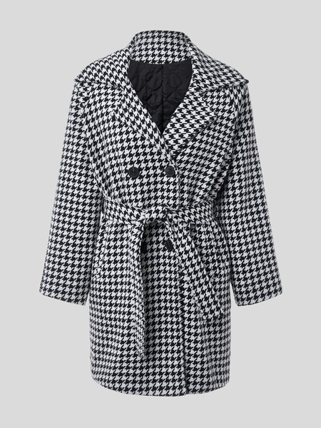 

Lapel Simple Outerwear, Gray, Coats