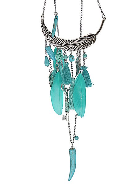 

Casual Necklace, Blue, Necklaces