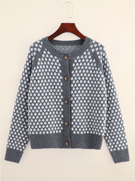 

Vintage Long Sleeve Sweater, Gray, Auto-clearance