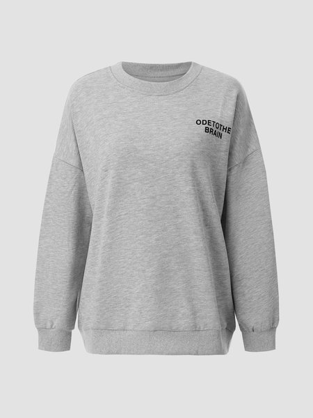 

Casual Household Outdoor Daily Vintage Sweatshirt, Gray, Sweatshirts & Hoodies