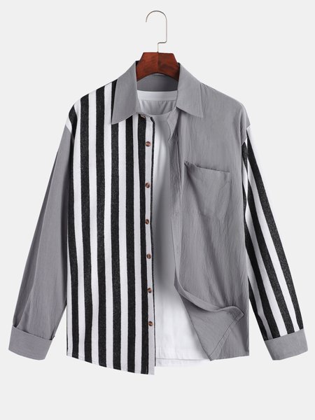 

Cotton Shirts & Tops, Gray, Men's shirts