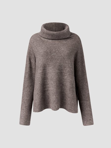 

Household Daily Vintage Wool-Mix Fabric Casual Plain Sweater, Taupe, Sweaters