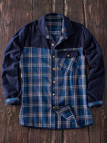 

Cotton Shirts & Tops, Dark blue, Men's shirts