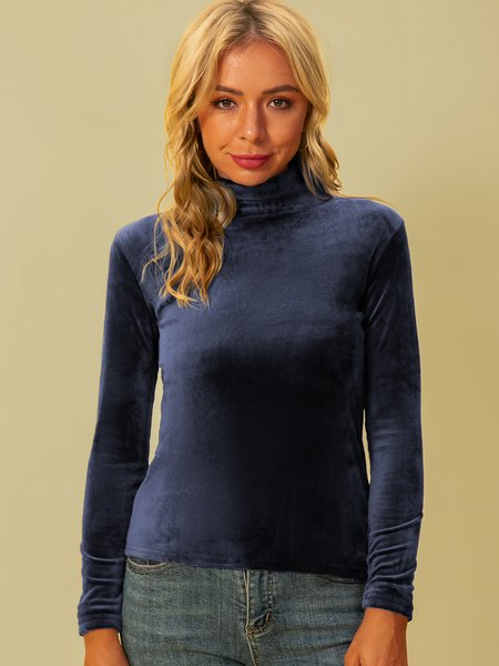 

Casuale Top, Blu_scuro, Blouses & Shirts