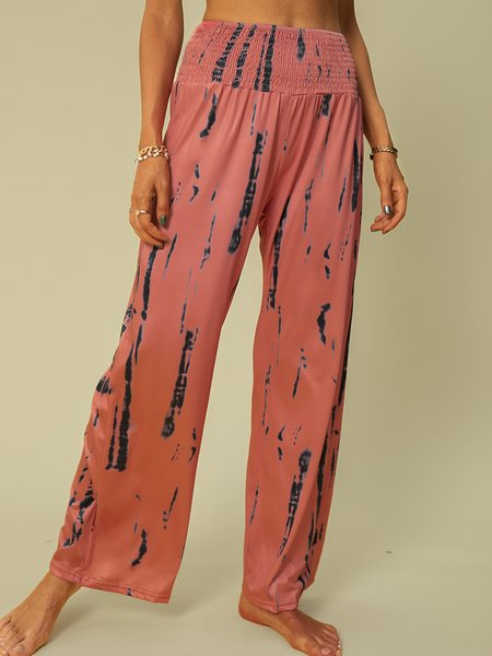 

Casual Printed Shift Pants, Coffee, Pants