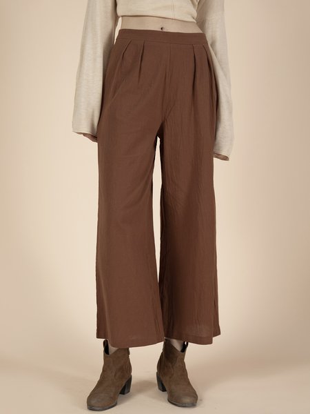 

High-waisted Wide Leg Trousers, Camel, Pants