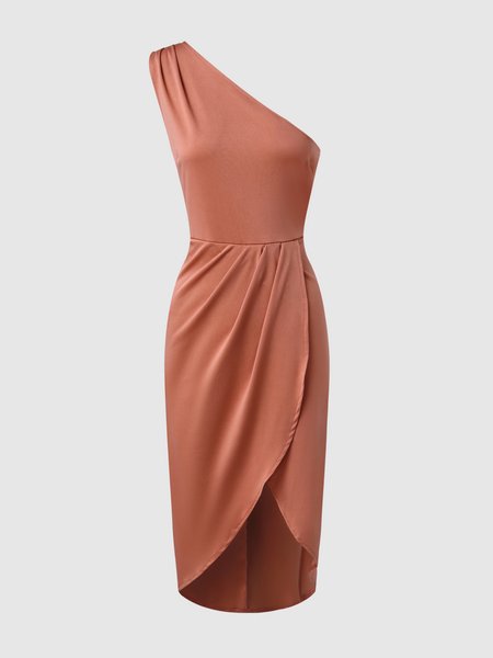 

Irregular Craftsmanship Dress, Cameo, Midi Dresses