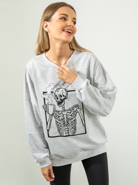 

Vintage Casual Sweatshirt, Light gray, Sweatshirts & Hoodies