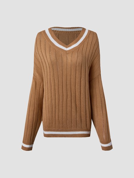 

Yarn/Wool Yarn Vacation Sweater, Light yellow, Sweaters