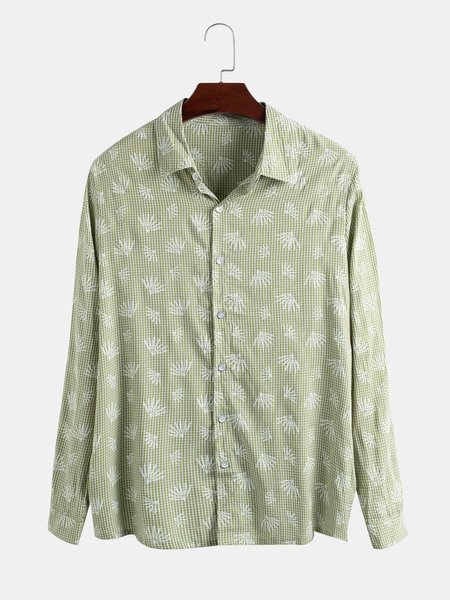 

Floral Casual Shirts & Tops, As picture, Men's Floral shirt