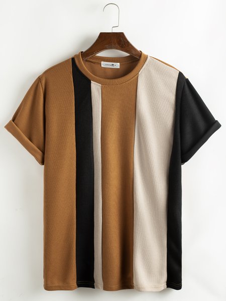 

Casual Cotton-Blend Shirts & Tops, Yellow, Men's t-shirts