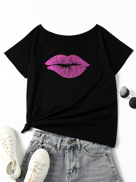 

Graffiti Short Sleeve Knitting Dress, Blue, Dresses