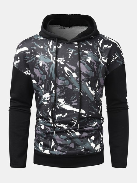 

Printed Casual Sweatshirt, Black, Hoodies&Sweatshirts