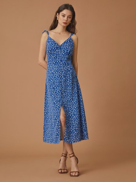 

Elegant Weaving Dress, Lightblue, Maxi Dresses