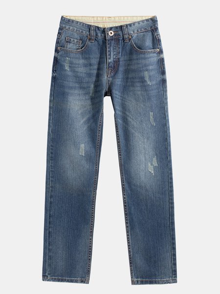 

Washed Pants, Denim blue, Bottoms