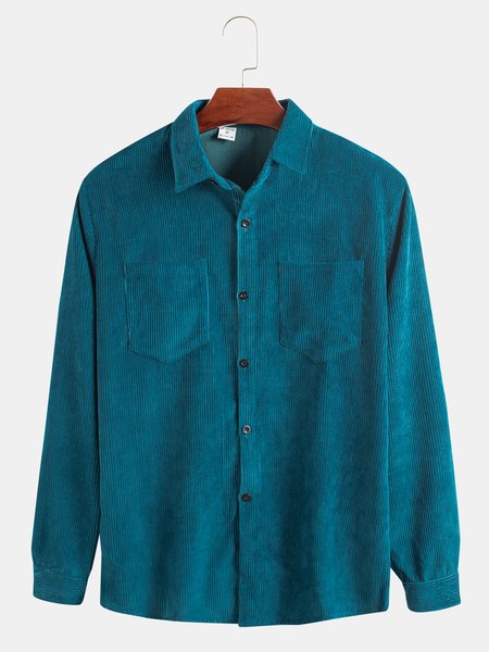 

Shirt Collar Shirts & Tops, As picture, Men's Floral shirt