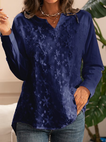 

shift long sleeve shirts & tops, Blue, Blouses & Shirts