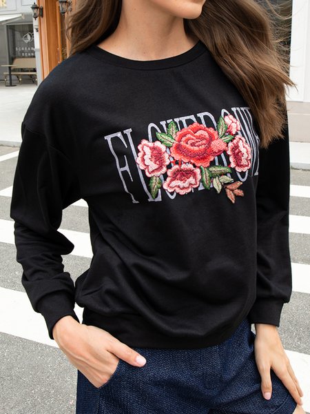 

Long Sleeve Modal Casual Top, As picture, Tops